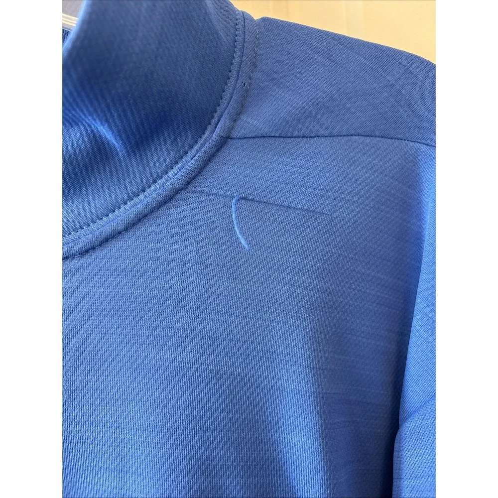 Mens Nike Dri-Fit 1/4 Zip Pullover Royal Blue Sz XL